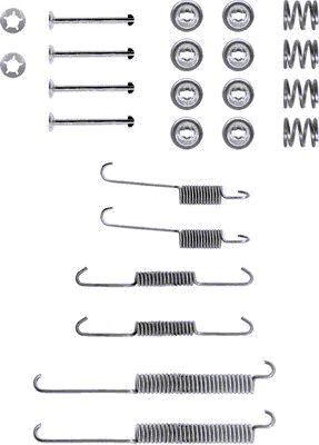 HELLA PAGID 8DZ 355 200-111 Accessory Kit, brake shoes