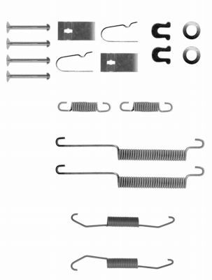 HELLA PAGID 8DZ 355 200-121 Accessory Kit, brake shoes