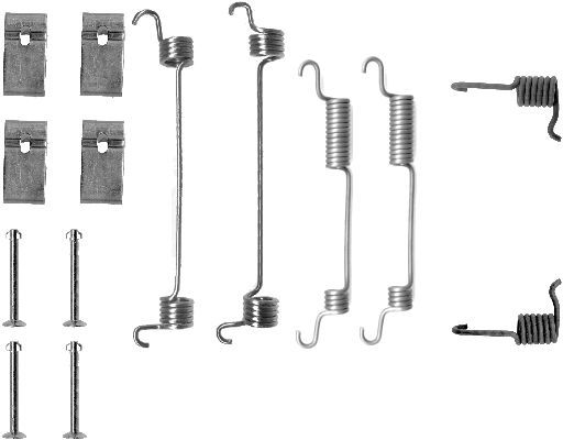 HELLA PAGID 8DZ 355 200-321 Accessory Kit, brake shoes