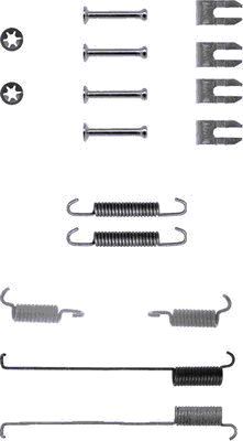 HELLA PAGID 8DZ 355 200-331 Accessory Kit, brake shoes