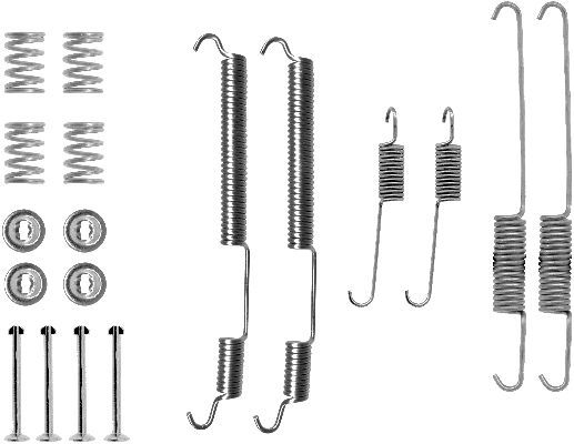 HELLA PAGID 8DZ 355 200-421 Accessory Kit, brake shoes