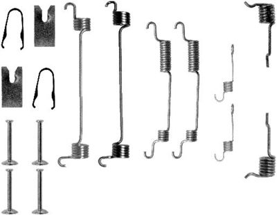 Accessory Kit, brake shoes HELLA PAGID 8DZ 355 200-451
