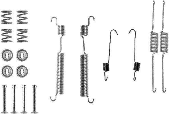 HELLA PAGID 8DZ 355 200-691 Accessory Kit, brake shoes