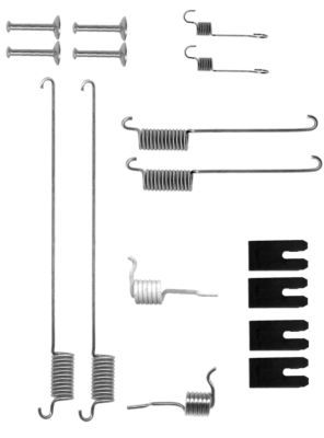 Accessory Kit, brake shoes HELLA PAGID 8DZ 355 200-721