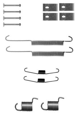 HELLA PAGID 8DZ 355 200-771 Accessory Kit, brake shoes