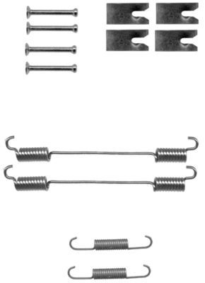 Accessory Kit, brake shoes HELLA PAGID 8DZ 355 200-831