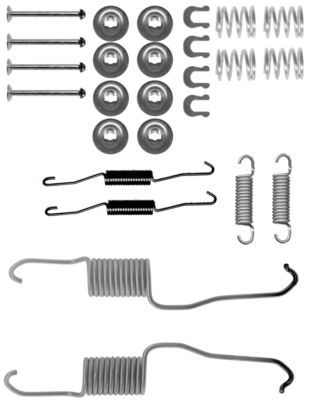 Accessory Kit, brake shoes HELLA PAGID 8DZ 355 200-891