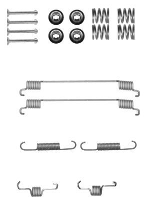 HELLA PAGID 8DZ 355 200-901 Accessory Kit, brake shoes