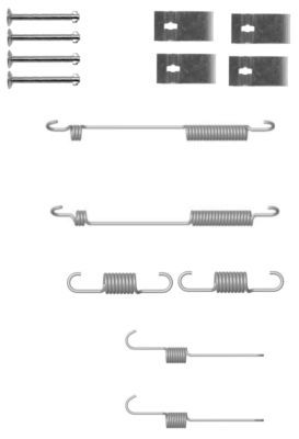 HELLA PAGID 8DZ 355 200-941 Accessory Kit, brake shoes