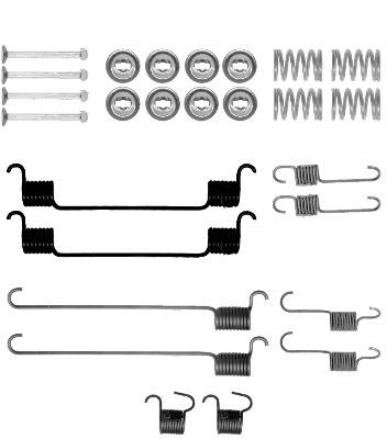 Accessory Kit, brake shoes HELLA PAGID 8DZ 355 200-981