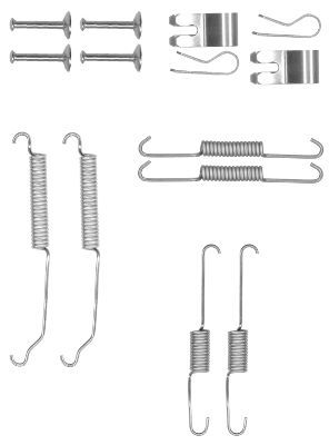 HELLA PAGID 8DZ 355 201-031 Accessory Kit, brake shoes