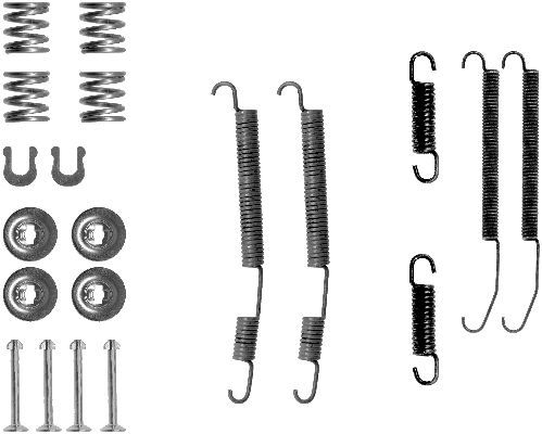 HELLA PAGID 8DZ 355 201-071 Accessory Kit, brake shoes