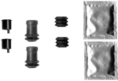 Guide Sleeve, brake caliper HELLA PAGID 8DZ 355 201-631