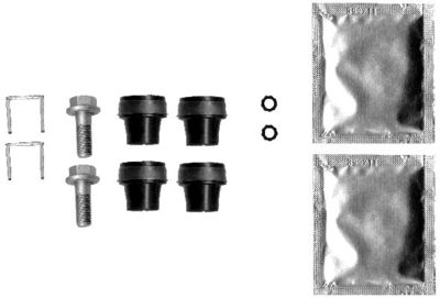Guide Sleeve, brake caliper HELLA PAGID 8DZ 355 201-661