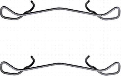 Accessory Kit, brake caliper HELLA PAGID 8DZ 355 201-681