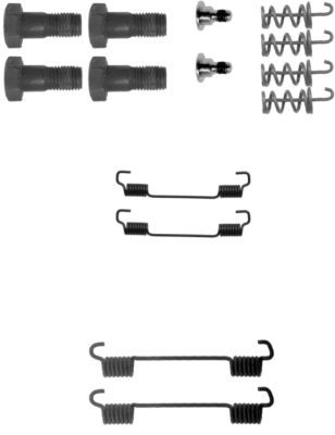HELLA PAGID 8DZ 355 201-741 Accessory Kit, parking brake shoes