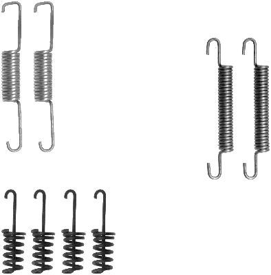 Accessory Kit, parking brake shoes HELLA PAGID 8DZ 355 201-771