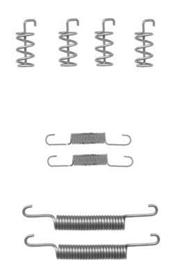 HELLA PAGID 8DZ 355 201-841 Accessory Kit, parking brake shoes