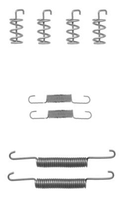 HELLA PAGID 8DZ 355 201-851 Accessory Kit, parking brake shoes