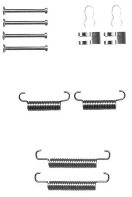 HELLA PAGID 8DZ 355 201-861 Accessory Kit, parking brake shoes
