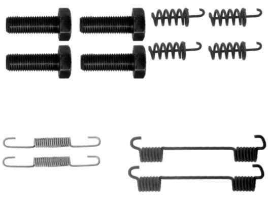 HELLA PAGID 8DZ 355 201-911 Accessory Kit, parking brake shoes