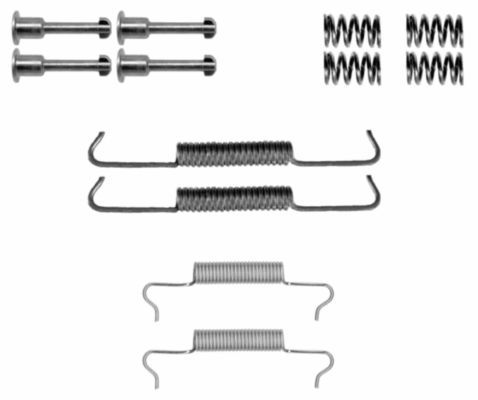 HELLA PAGID 8DZ 355 201-981 Accessory Kit, parking brake shoes