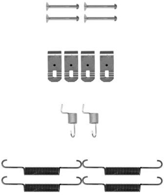 HELLA PAGID 8DZ 355 202-041 Accessory Kit, parking brake shoes