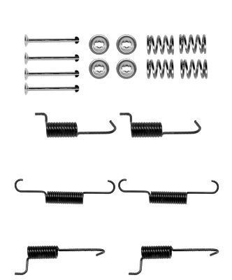 HELLA PAGID 8DZ 355 202-081 Accessory Kit, parking brake shoes