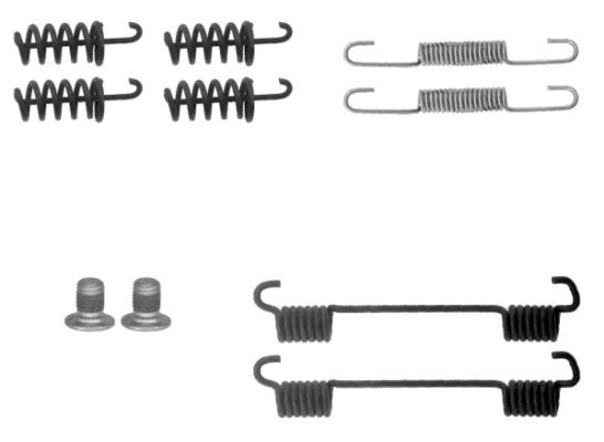 HELLA PAGID 8DZ 355 202-111 Accessory Kit, parking brake shoes