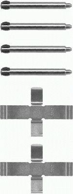 Accessory Kit, disc brake pad HELLA PAGID 8DZ 355 202-171