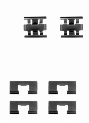 Accessory Kit, disc brake pad HELLA PAGID 8DZ 355 202-261