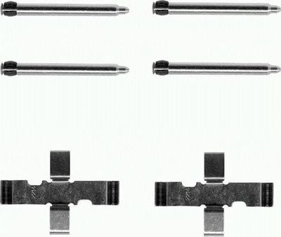 Accessory Kit, disc brake pad HELLA PAGID 8DZ 355 202-281