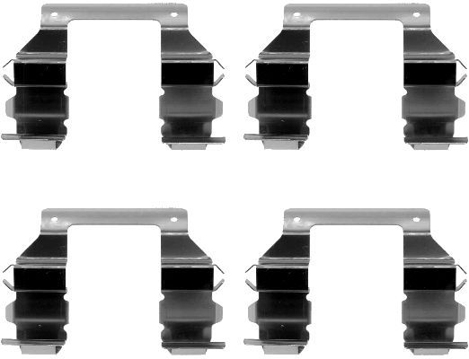 HELLA PAGID 8DZ 355 202-291 Accessory Kit, disc brake pad