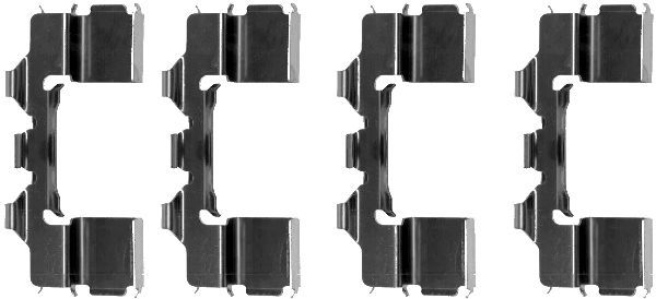 HELLA PAGID 8DZ 355 202-301 Accessory Kit, disc brake pad