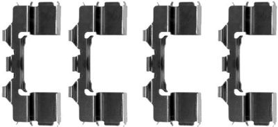 Accessory Kit, disc brake pad HELLA PAGID 8DZ 355 202-301