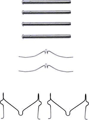 HELLA PAGID 8DZ 355 202-331 Accessory Kit, disc brake pad