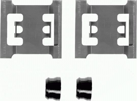 HELLA PAGID 8DZ 355 202-391 Accessory Kit, disc brake pad