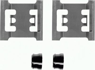 Accessory Kit, disc brake pad HELLA PAGID 8DZ 355 202-391