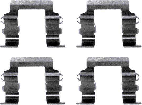 HELLA PAGID 8DZ 355 202-431 Accessory Kit, disc brake pad