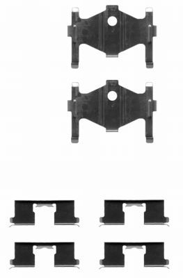HELLA PAGID 8DZ 355 202-521 Accessory Kit, disc brake pad