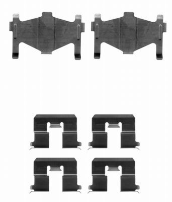 HELLA PAGID 8DZ 355 202-591 Accessory Kit, disc brake pad