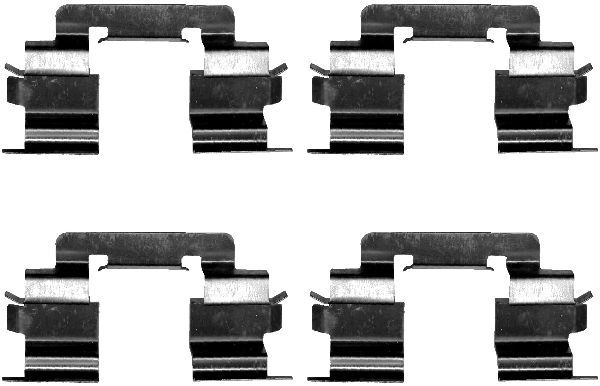 HELLA PAGID 8DZ 355 202-641 Accessory Kit, disc brake pad