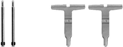 Accessory Kit, disc brake pad HELLA PAGID 8DZ 355 202-651