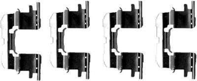 Accessory Kit, disc brake pad HELLA PAGID 8DZ 355 202-691
