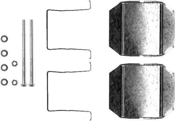 HELLA PAGID 8DZ 355 202-751 Accessory Kit, disc brake pad