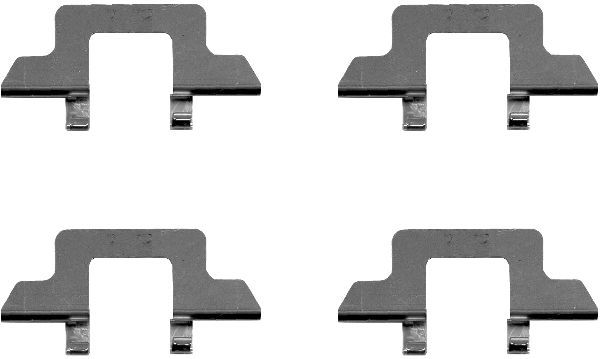 HELLA PAGID 8DZ 355 202-761 Accessory Kit, disc brake pad