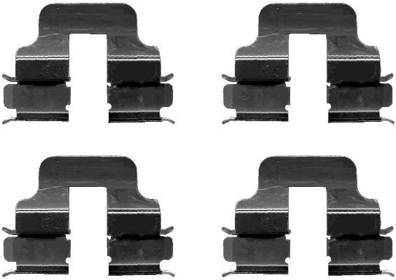 HELLA PAGID 8DZ 355 202-801 Accessory Kit, disc brake pad