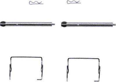 Accessory Kit, disc brake pad HELLA PAGID 8DZ 355 202-901