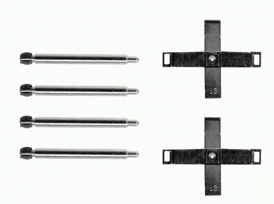 HELLA PAGID 8DZ 355 202-941 Accessory Kit, disc brake pad