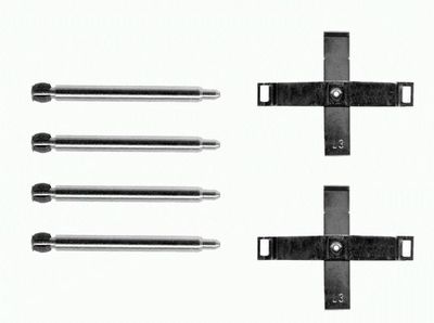 Accessory Kit, disc brake pad HELLA PAGID 8DZ 355 202-941